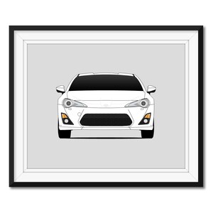 Toyota 86 GT86 FT86 (2012-2016) Car Poster Print Wall Art Decor Scion FRS/Trueno/Corolla/Sprinter/Levin CX1 (Unframed)