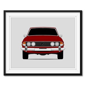 Triumph Stag (1970–1977) Inspired Poster Print Wall Art Decor CX1 (Unframed)