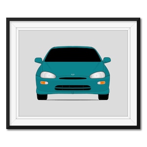 Mazda MX-3 Precidia (1991-1998) Inspired Car Poster Print Wall Art Decor CX1 (Unframed)