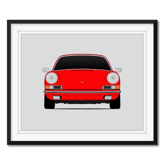 ポルシェ 911 901 (1963-1964) カーポスタープリント ウォール