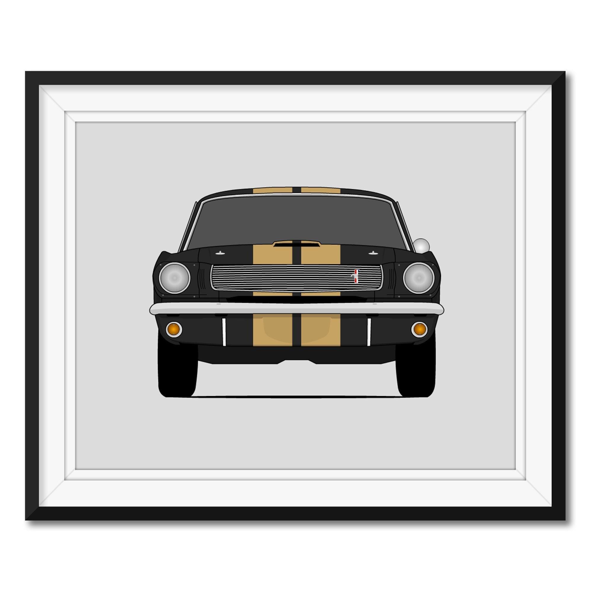 1965 Graphics Shelby GT350H (1965-1966) Car Poster Print Wall Art Decor CX2 (unframed ...
