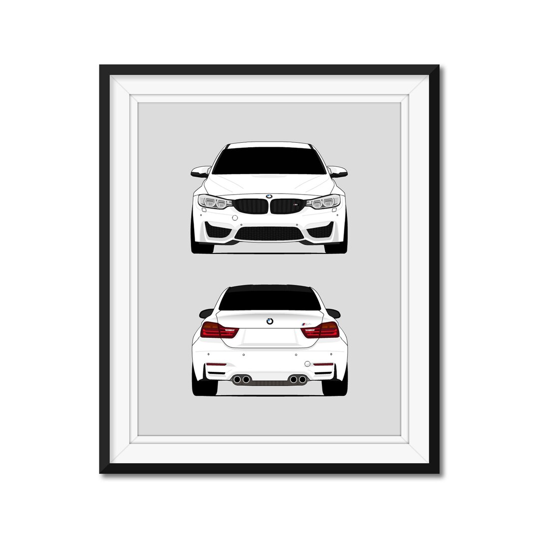 BMW M4 F82 - Poster – MidnightGarage