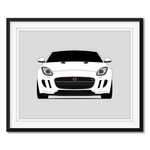 Jaguar F-Type R X152 (2013-2019) Inspired Car Poster Print Wall Art Decor CX1 (Unframed)