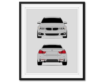 Bmw 4 Series Gran Coupe 1:43 Kyosho Silver - Etsy