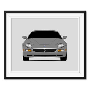 Maserati (2001-2004) Coupe Gransport Spyder Inspired Car Poster Print Wall Art Decor CX1 (Unframed)