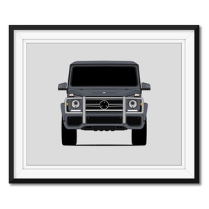 Mercedes-Benz G-Class (2014-2017) Inspired Car Poster Print Wall Art G-Wagen (G500, G63, G350) AMG CX1 (Unframed)