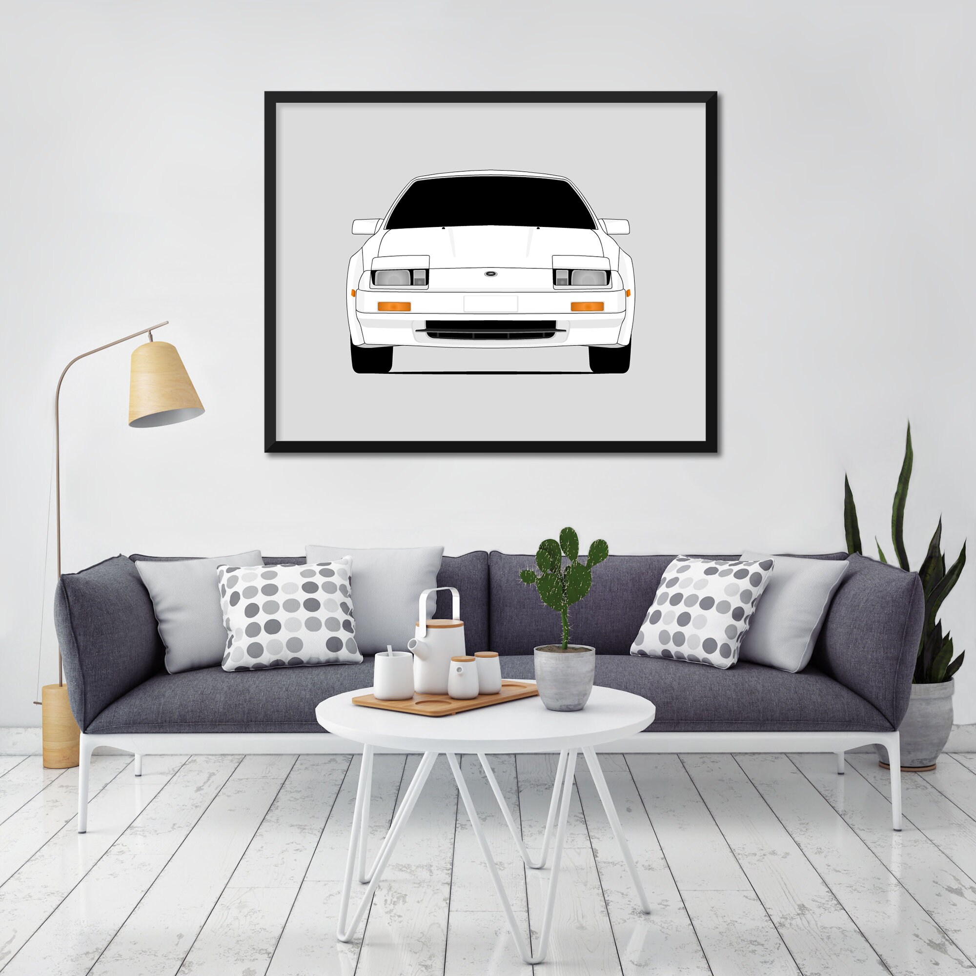 Nissan 300ZX Z31 (1983-1989) Inspired Car Poster Print Wall