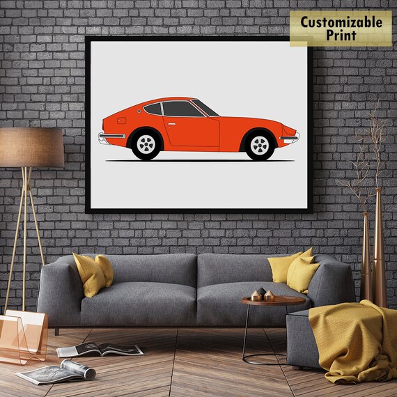 Datsun 240z Poster Datsun 260z Poster Datsun 280z Poster Z Car S30 Datsun Poster Datsun Print Datsun Art Datsun Blueprint C1