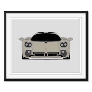 Pagani Utopia (2023-Present) Inspired Poster Print Wall Art Decor CX1 (Unframed)