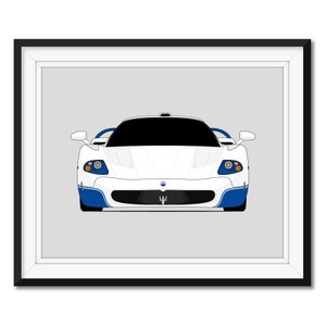 Maserati MC12 (2004-2005) Inspired Poster Print Wall Art Decor CX1 (Unframed)