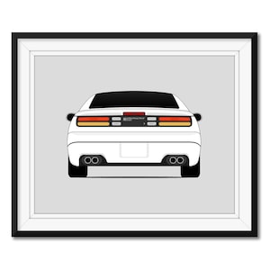 Nissan 300ZX Z32 (1989-2000) (posteriore) Poster ispirato Stampa artistica da parete Decorazione CX1 (senza cornice)