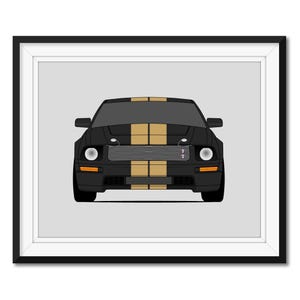 Shelby GT-H S197 (2006-2007) Inspired Car Poster Print Wall Art Decor CX2 (Unframed)