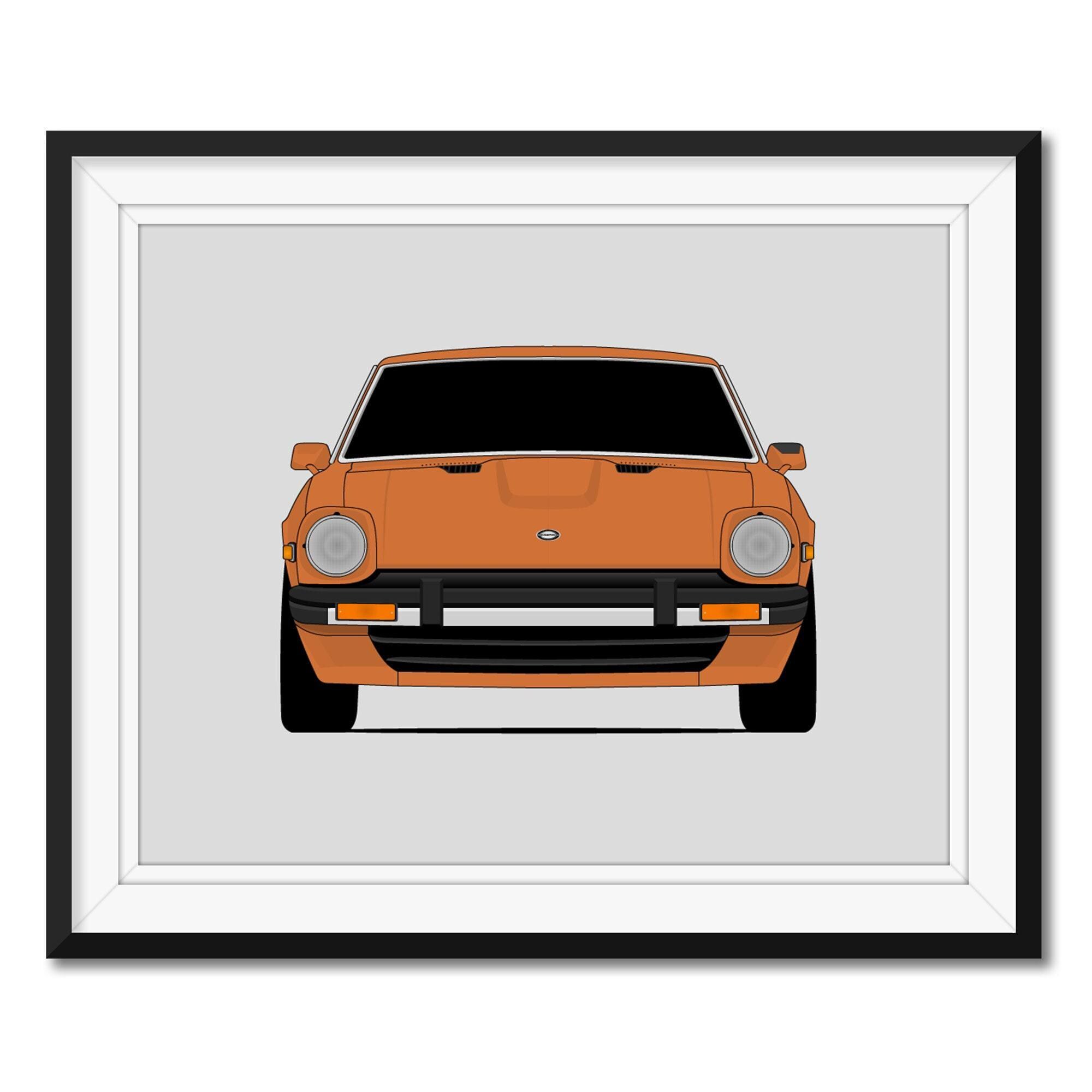 書　アート Datsun (nissan) 280ZX (1979-1983) Car Poster Print Wall Art Decor