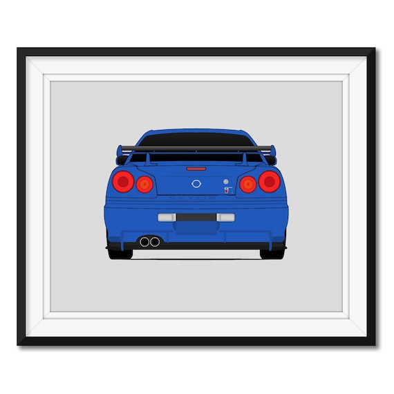 日産スカイライン GT-R R34 (1998-2002) (リア) ワイルド・スピード