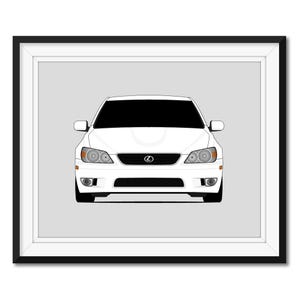 Lexus IS300 (1998-2002) XE10 Gen 1 Inspired Poster Print Wall Art Decor CX1 (Unframed)