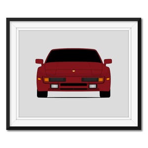 Porsche 944 (1983-1985) Inspired Car Poster Print Wall Art Decor CX1 (Unframed)