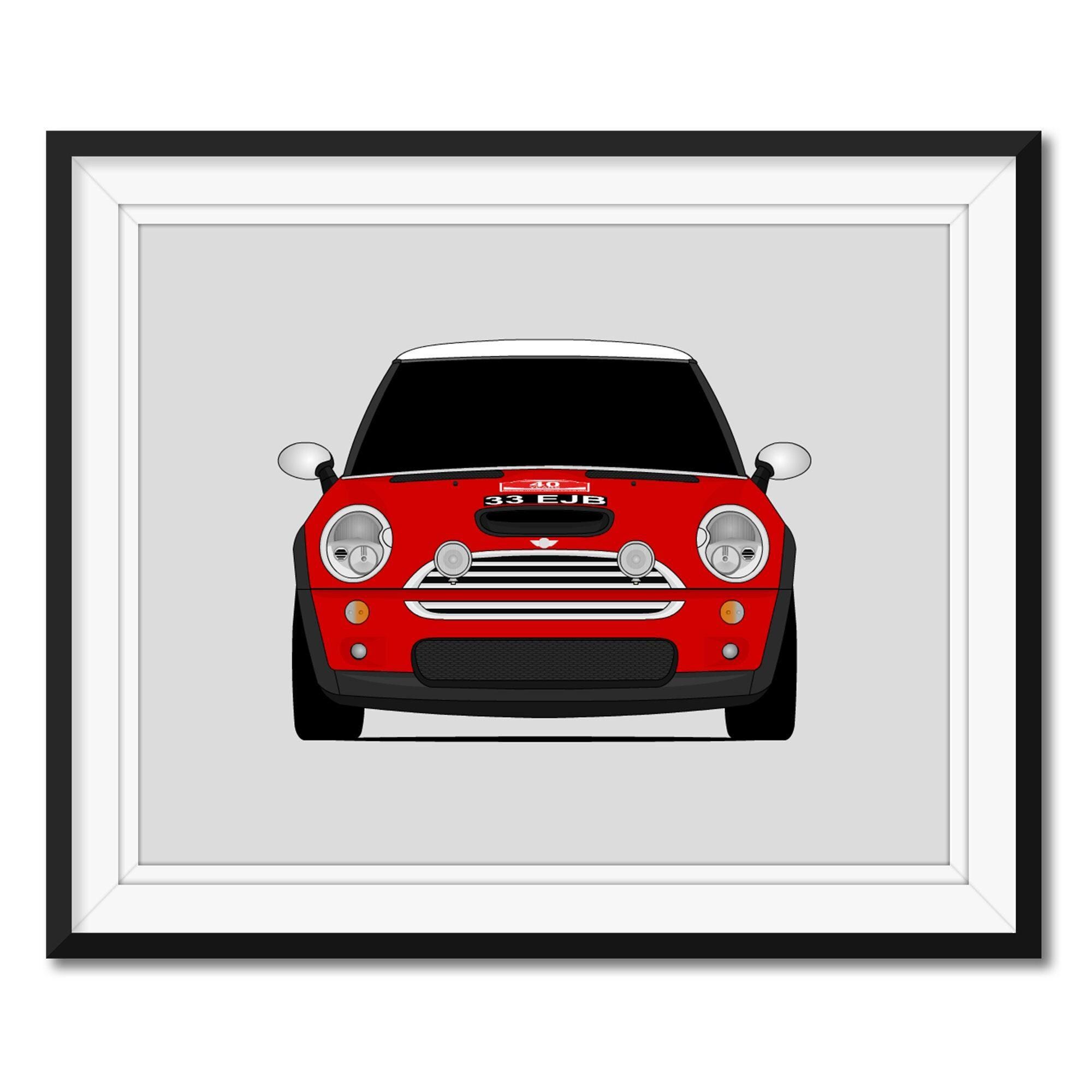 Mini Cooper S MC40 R53 2004 GEN 1 ポスタープリント ウォールアート
