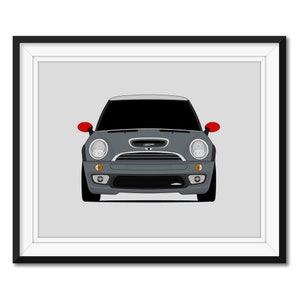 Mini Cooper JCW GP R53 2006 Inspired Car Poster Print Wall Art Decor CX1 (Unframed)