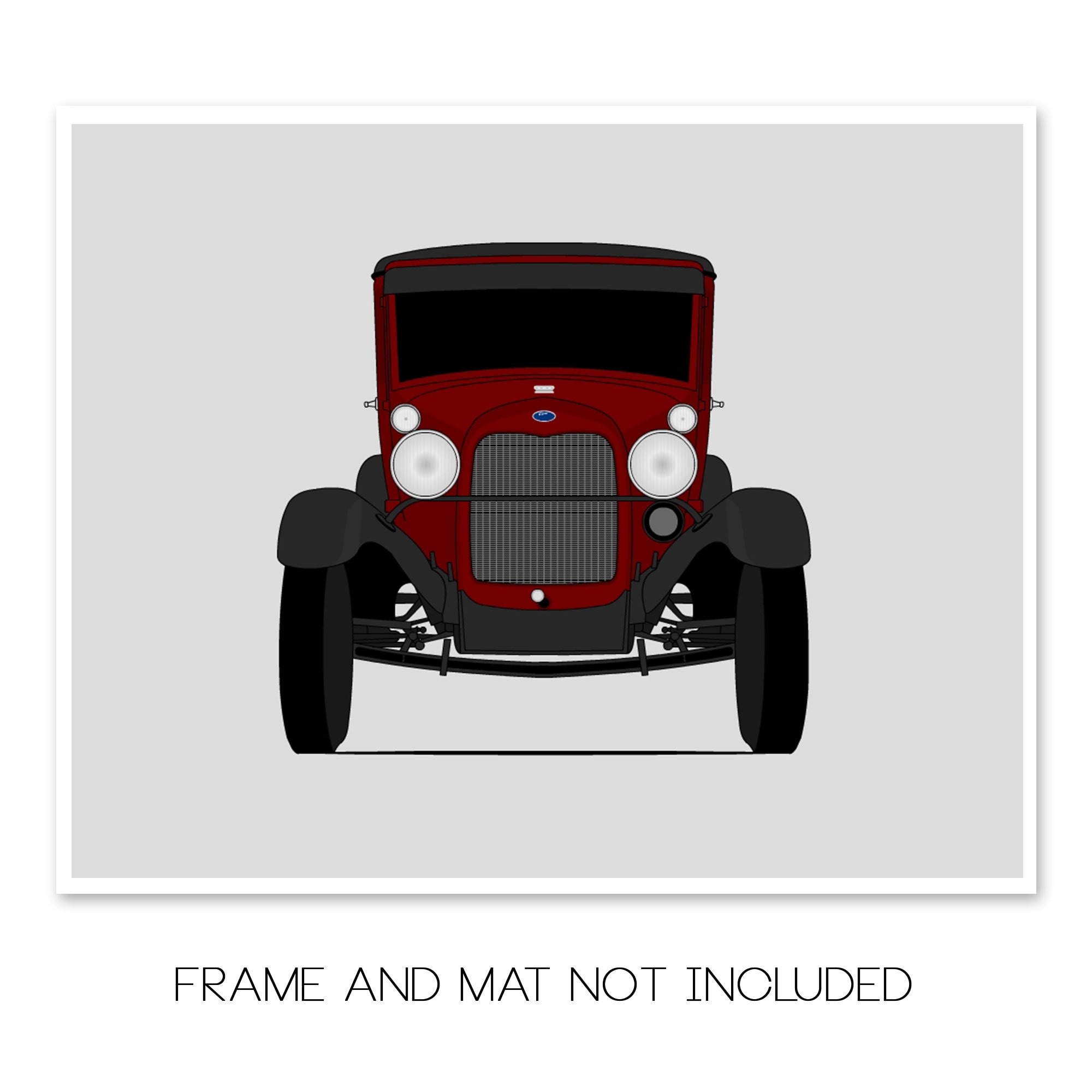 FORD　VintagePoster Classic Ford Car Original Vintage Wall Art Home Decor