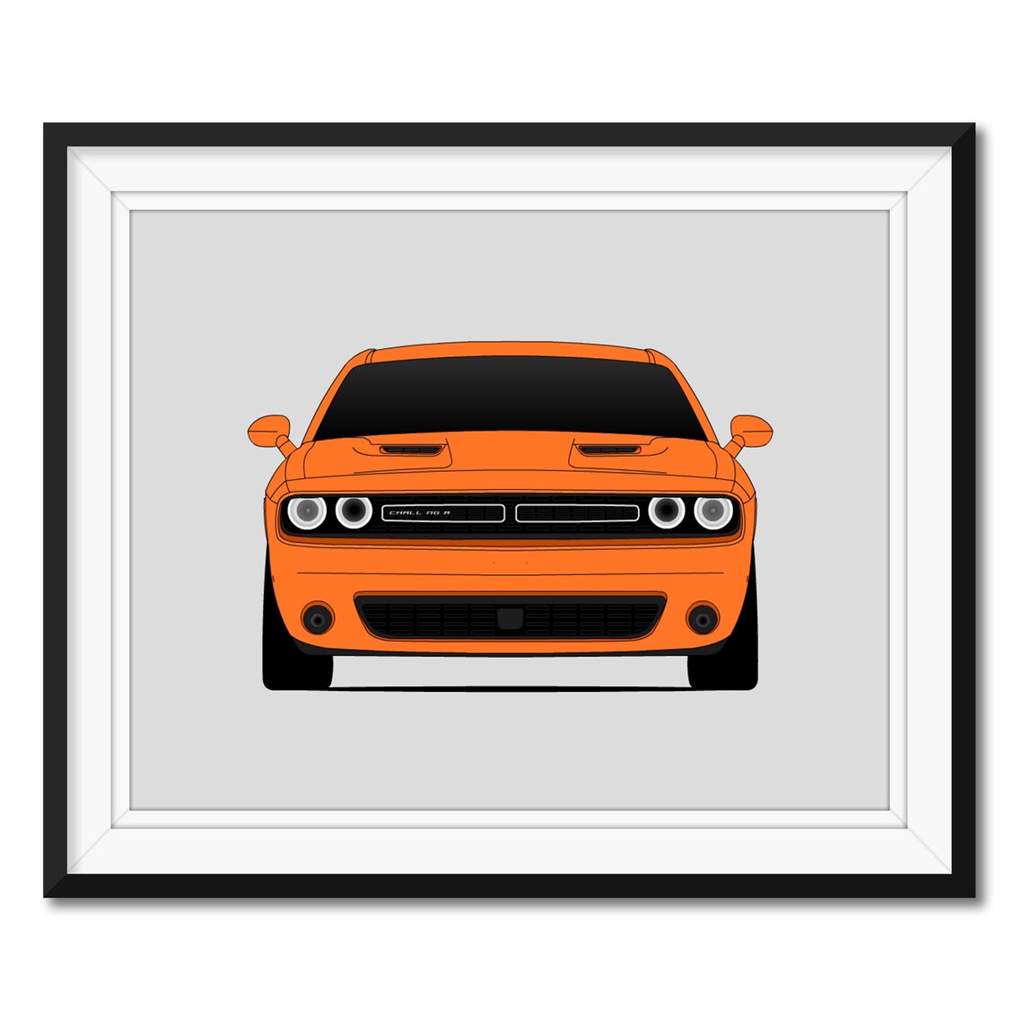 Dodge challenger art