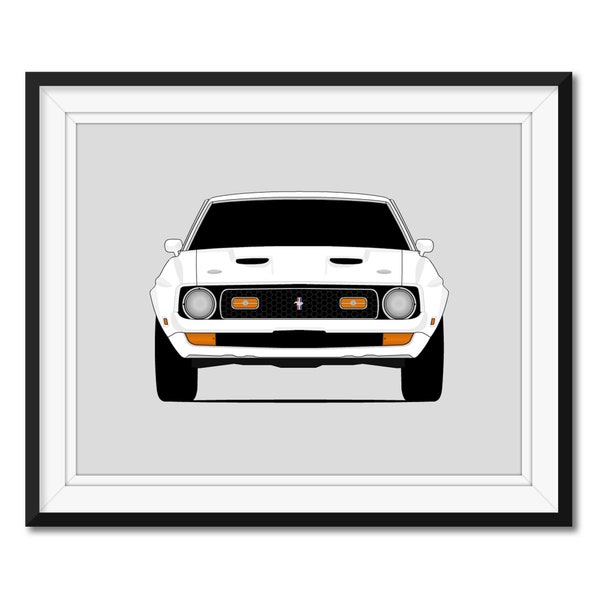 Muscle Car Print Etsy