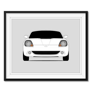 Toyota MR2 ZZW30 (1999-2001) 3rd Generation W30 Inspired Car Poster Print Wall Art Decor CX1 (Unframed)