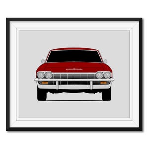 Chevy Impala (1965) Inspired Car Poster Print Wall Art Decor CX1 (Unframed)