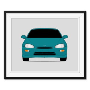 Mazda MX-3 Precidia (1991-1998) Car Poster Print Wall Art Decor CX1 (Unframed)