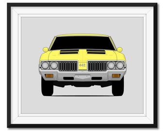 JO-HAN '70 Oldsmobile 442 Hardtop 1/25 Sealed - Etsy