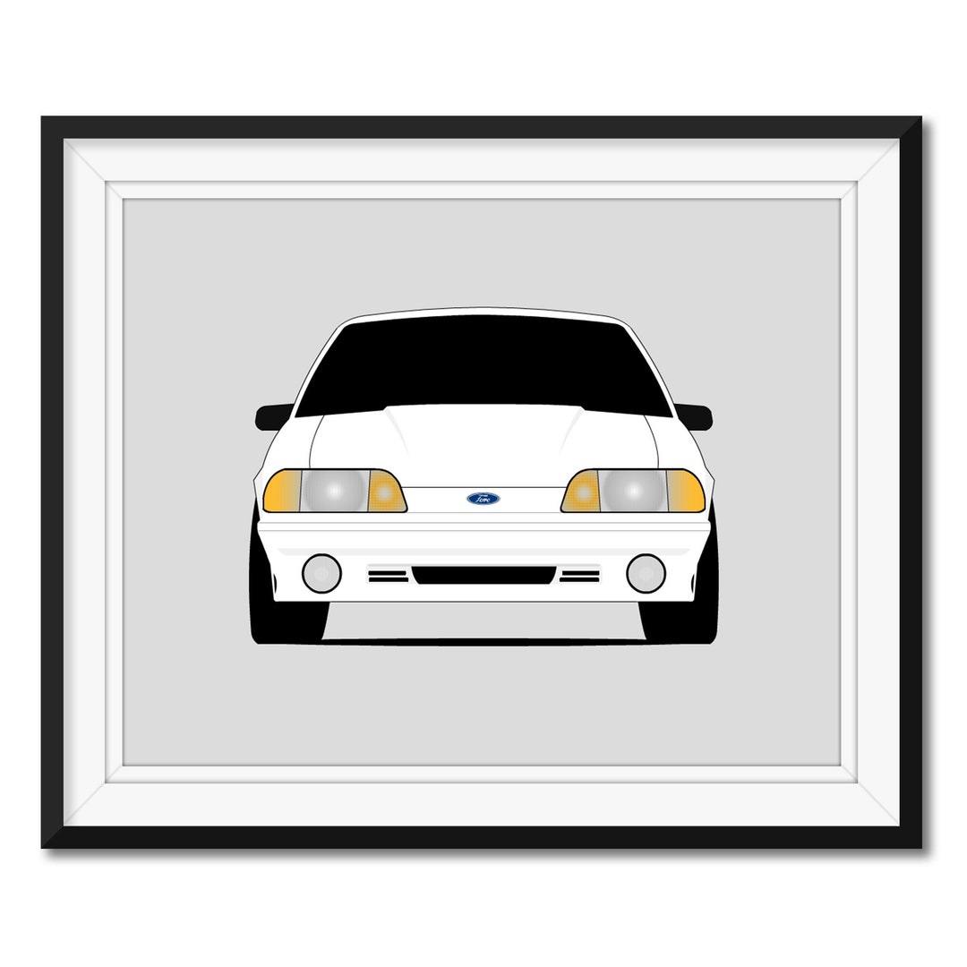 Ford Mustang 5.0 Fox Body GT Hatchback 1987-1993 Inspired - Etsy