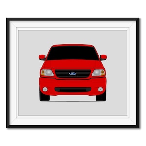 Ford F-150 SVT Lightning (1999-2004) 10th Generation from the Fast and the Furious Movie Car Poster Print Wall Art CX1 (Unframed)