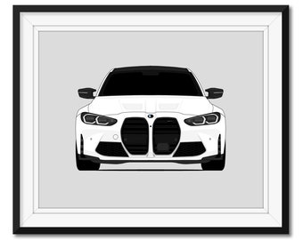  BMW M3 Car Poster Wall Decoration 16x20: Posters & Prints