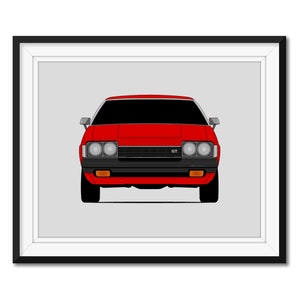Toyota Celica GT A40, A50 (1977-1981) 2nd Generation Inspired Car Poster Print Wall Art Decor CX1 (Unframed)