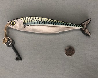 1 Small Mackerel Fish Art Fish Wall Decor Art Sculpture | Etsy UK