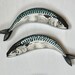 1 Small Mackerel, Fish Art, Fish Wall Decor Art Sculpture, Original Art ...