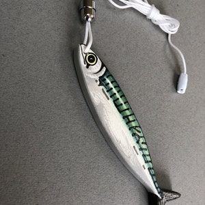Mackerel Fish Light Pull Cord, Fish Art - Etsy