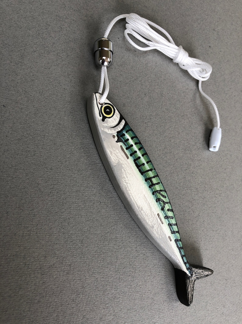 Mackerel Fish Light Pull Cord, Fish Art - Etsy UK
