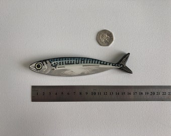 1 Small Mackerel Fish Art Fish Wall Decor Art Sculpture | Etsy UK