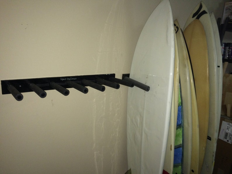 Wood Surfboard Rack holds 6 Surfboards Etsy
