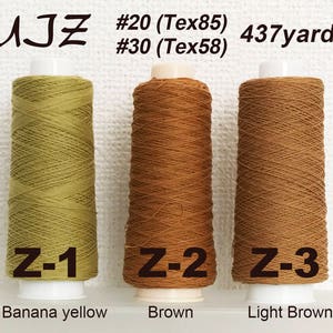 Tex 70 Premium Bonded Nylon Sewing Thread #69 - Gold Jean