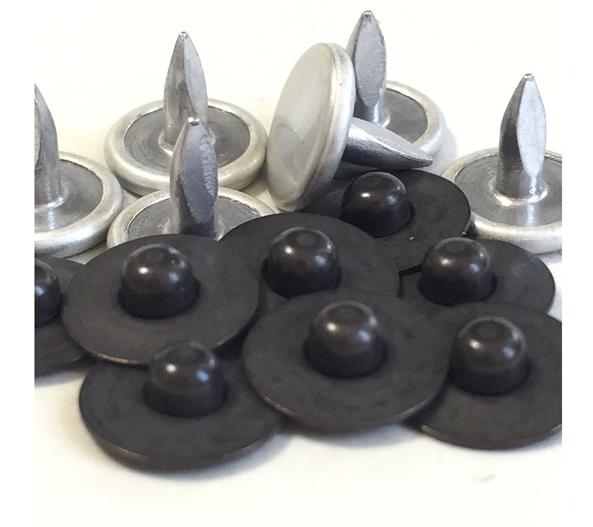 Jeans Rivet / Black or 2colors Plated 8mm Studset of 40 Etsy