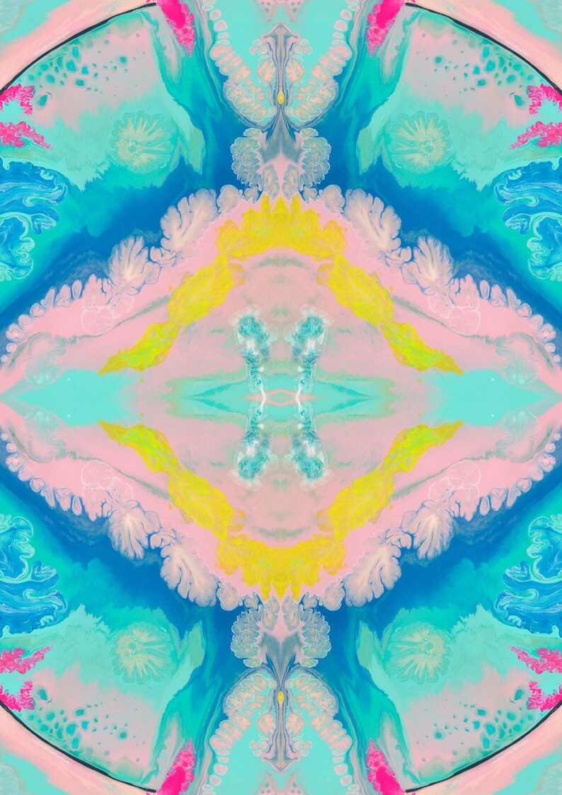 Pastel Wall Art. Abstract Art Print Geometric Art. Home Etsy Norway