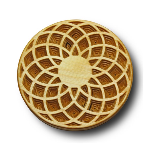 Infinite Trivet, Wood Hot Plate, Wood Trivet, Wooden Hot Plate, Wooden Trivet