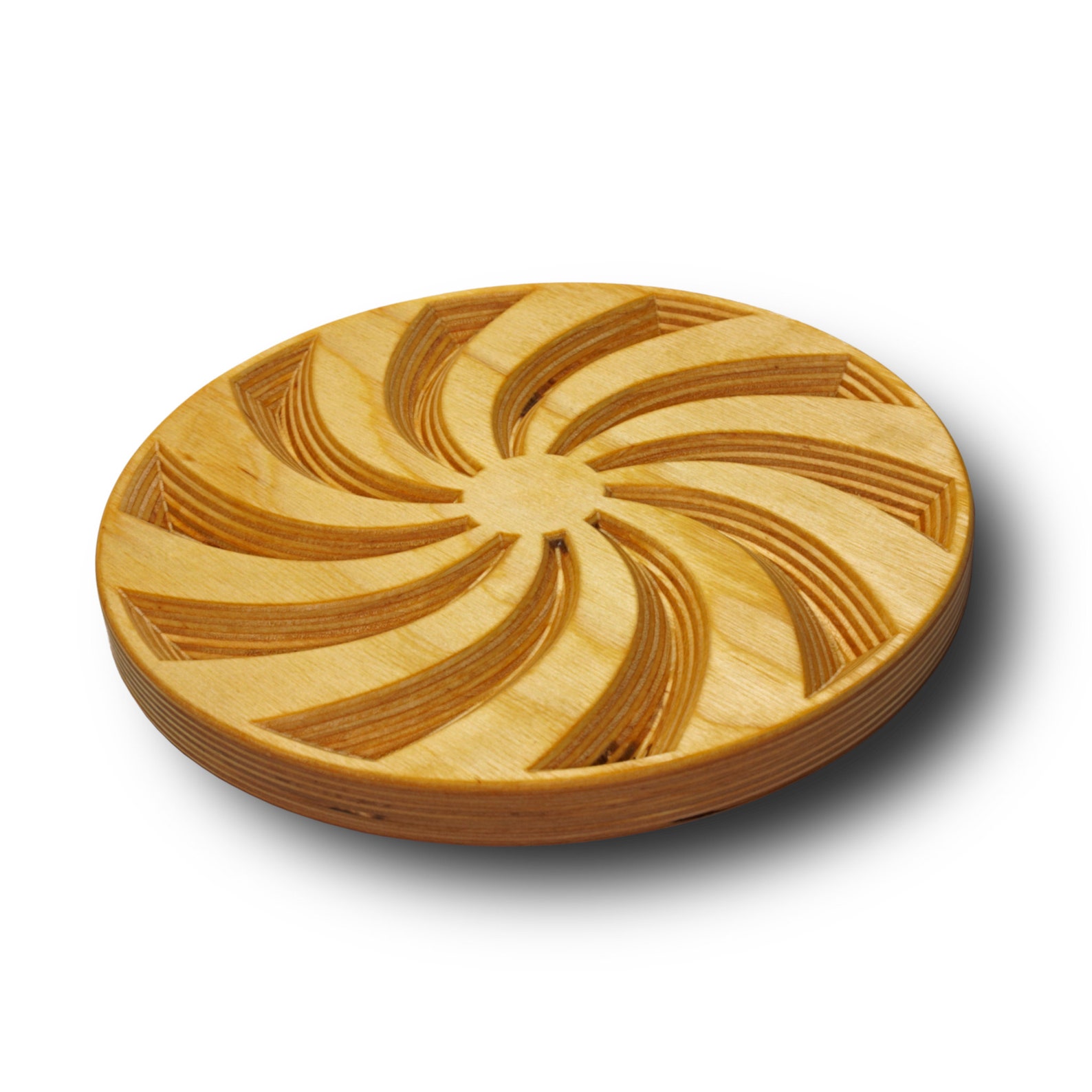 Infinite Trivet Wood Hot Plate Wood Trivet Wooden Hot Etsy