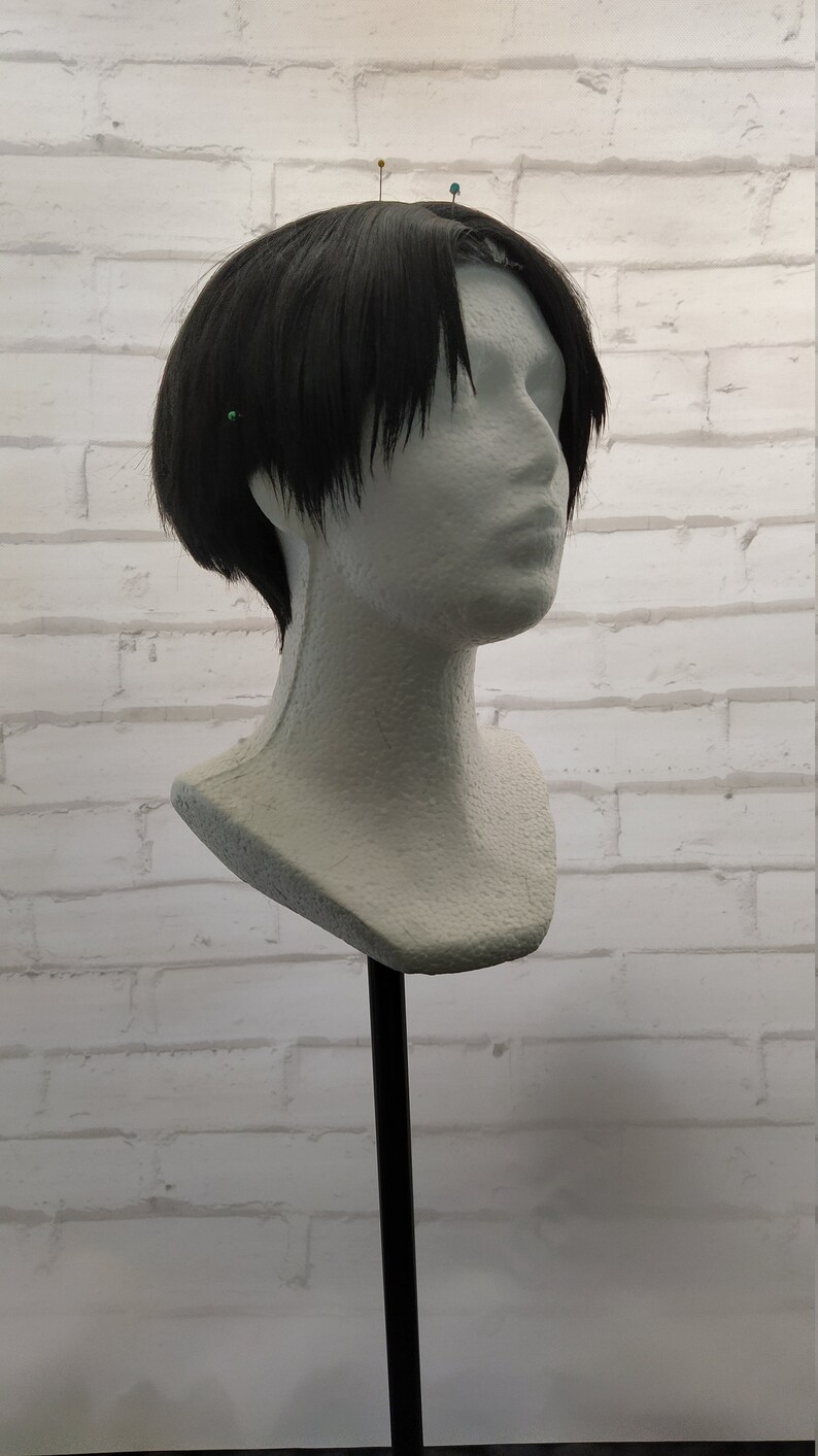 LEVI ACKERMAN WIG Shingeki no Kyojin cosplay attack on titan | Etsy