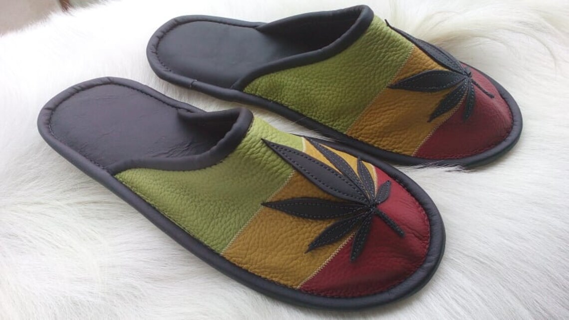 rasta slippers