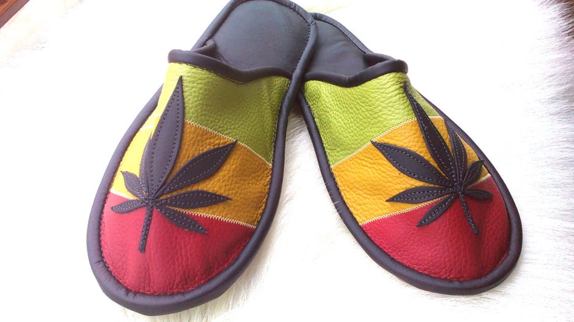 rasta slippers