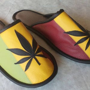 rasta slippers