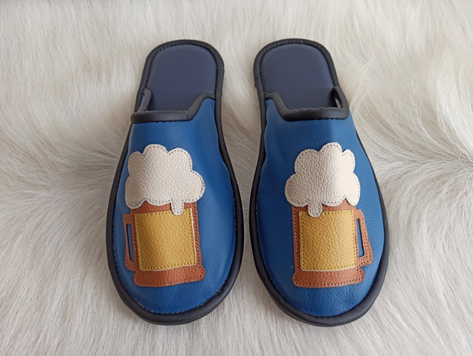 Beer Mug Slippers Christmas Gift Beer Slippers Beer Mug Etsy