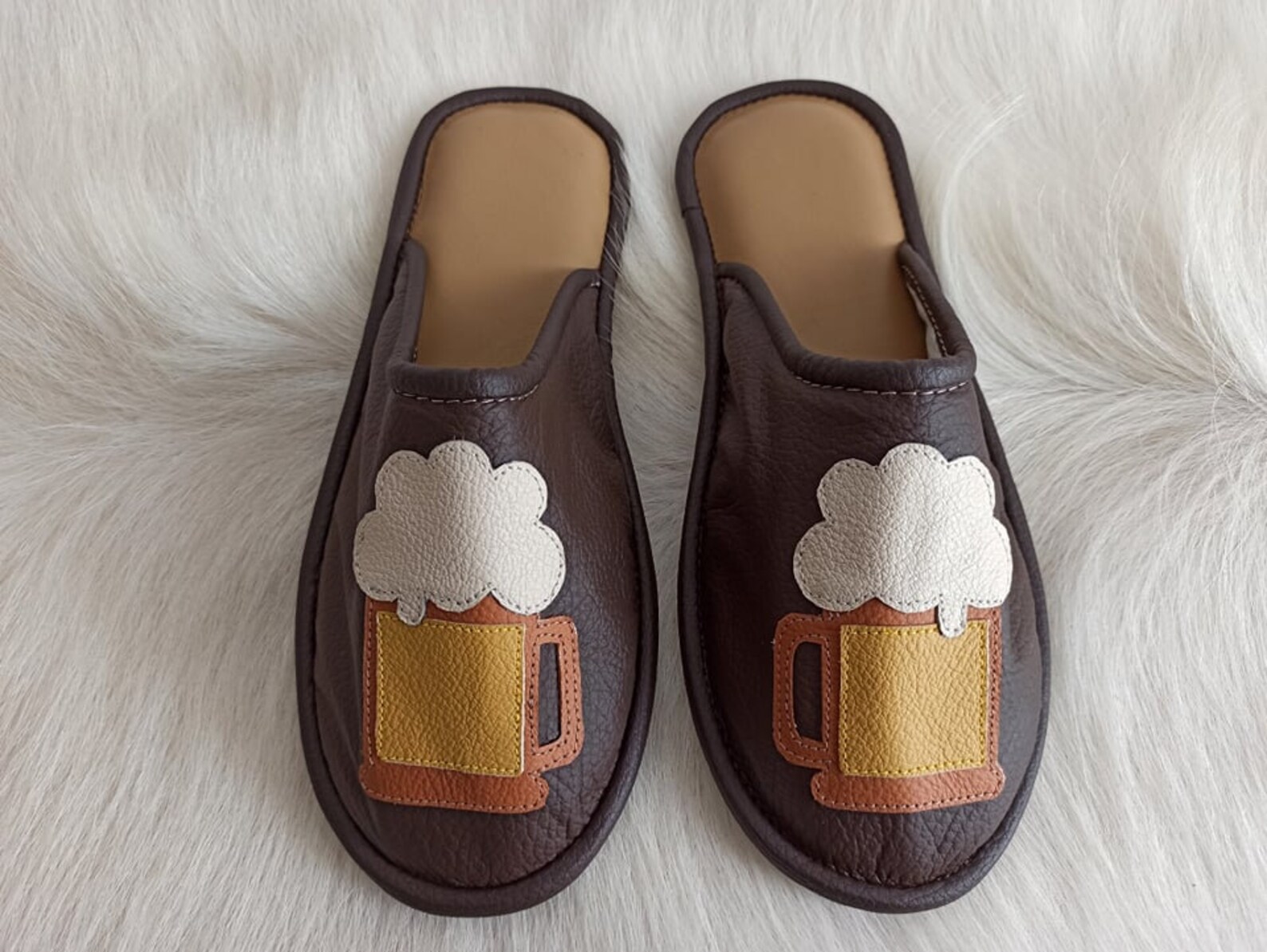 Beer Mug Slippers Christmas Gift Beer Slippers Beer Mug Etsy